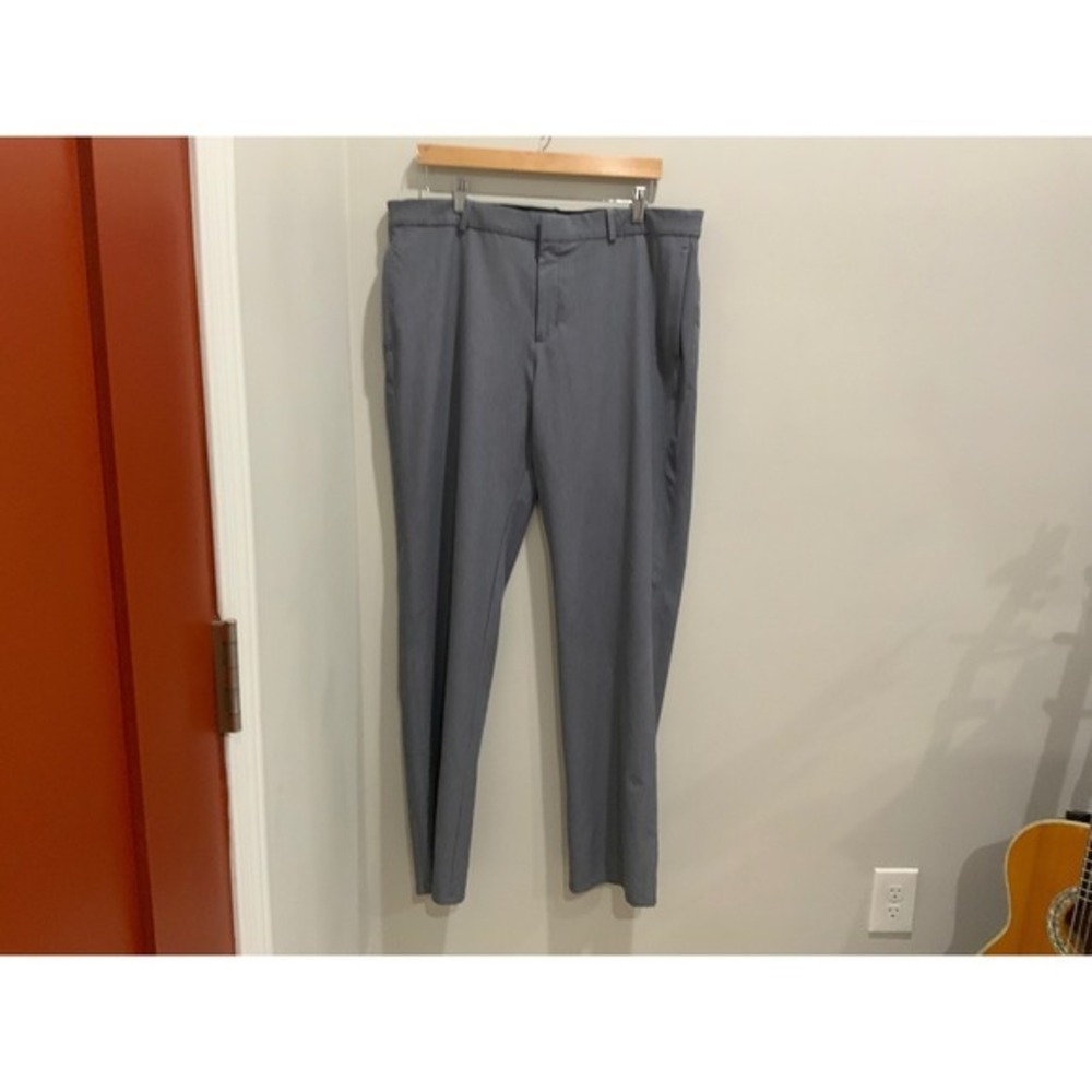 Nike Golf Mens Grey Heathered Performance Flat Front Trousers Pants 40x32